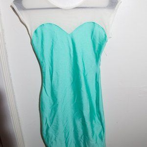 American Apparel Seafoam Body Con Dress XS